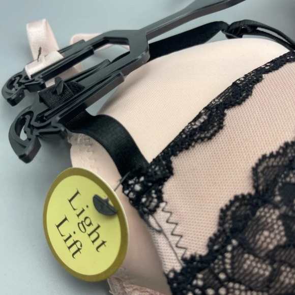 Felina Lace w/ Mesh Inset and Micro Light Lift Pushup Bra Pack of 2, Multi Sizes - Picture 5 of 16